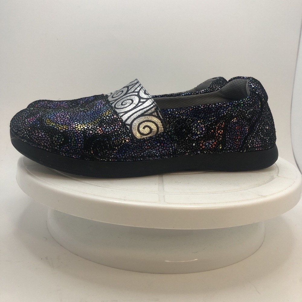ALEGRIA Glee Surreally Pretty Shoes, Womens Size 35 Glitter Blue 542
